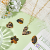 5Pcs 5 Styles 304 Stainless Steel Pendants STAS-PH0006-78-2