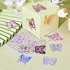 DIY Butterfly Dangle Earring Making Kit DIY-TA0006-34-5