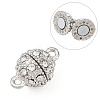 Alloy Magnetic Clasps with Loops BSAHH043-1