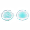 Transparent Resin Pendants RESI-N030-007D-3