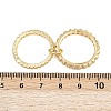 Brass Micro Pave Cubic Zirconia Plain Band Finger Rings for Women RJEW-P160-01A-G-6