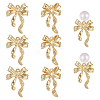 8Pcs Brass Pendants KK-BC0014-43-1