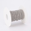 Tarnish Resistant 304 Stainless Steel Curb Chains CHS-F003-17P-A-3