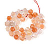 Natural Yellow Agate Beads Strands G-T144-24A-06-2