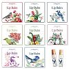 CRASPIRE 80Pcs 8 Style Custom Lip Balm DIY Label Sticker DIY-CP0007-95C-1