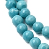 Dyed Natural Magnesite Beads Strands G-A323-A01-4mm-4