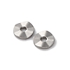 Non-Tarnish 304 Stainless Steel Wavy Spacer Beads STAS-H216-65P-2