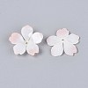 Flower Acrylic Bead Caps SACR-T017-51B-2