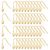 DICOSMETIC 60Pcs Brass Earring Hooks KK-DC0003-89-1