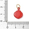 304 Stainless Steel Enamel Pendants SA-CBA5B21-03G-3