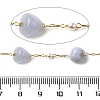 Handmade Natural Aventurine Nuggets Beaded Chains CHC-F020-04G-03-2