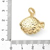 Brass Micro Pave Clear Cubic Zirconia Photo Locket Pendants KK-A303-15A-G-2
