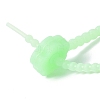 Luminous Silicone Cable Zip Ties AJEW-P104-01E-4