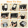 Paper Cap Hat Packing Boxes with Visible Window CON-WH0043-304A-4