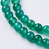 Natural Green Onyx Agate Beads Strands X-G-G583-6mm-11-3