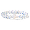 Opalite Round Beads Stretch Bracelets LS-YG0612-15-1