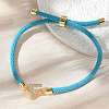 Adjustable Nylon Cord Bracelets BJEW-C096-01G-06-1