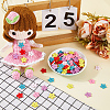 300Pcs 2-Hole Wood Buttons BUTT-SP0001-04B-3