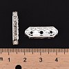 Brass with Grade A Rhinestone Bridge Spacers RB-H236-S-4