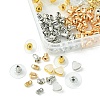 142Pcs 8 Style Brass & Silicone Earring Nuts KK-YW0001-44-2