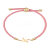 1Pc Adjustable Nylon Cord Slider Bracelets for Women BJEW-LP0001-32K-03-1