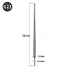 G23 Titanium Piercing Taper Insertion Pins WGC7943-07-1