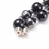 Necklaces & Stretch Bracelets & Dangle Earrings Jewelry Sets SJEW-I198-01P-3