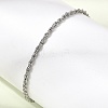 304 Stainless Steel Rope Chain Bracelets for Women BJEW-P395-01P-1