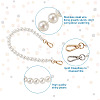 8Pcs 8 Styles White Acrylic Round Beads Bag Handles FIND-TA0001-37-4