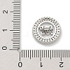 Rack Plating Brass Micro Pave Clear Cubic Zirconia Buttons KK-K293-12A-P-3