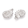 304 Stainless Steel Pendants STAS-T065-35P-2