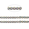 Ion Plating(IP) 304 Stainless Steel Textured Cable Chains STAS-B040-02MC-2