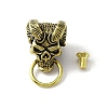 Brass Demon Skull Head Clasps for Bag Decorative KK-WH0058-07-1