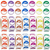 14 Rolls 7 Colors Stickers Roll DIY-PH0032-85-1
