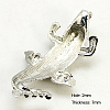 Alloy Rhinestone Links connectors ALRI-H316-M-3