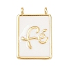 Brass Enamel Pendants KK-L251-01G-A04-1