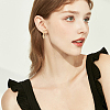 6Pcs 3 Colors Stainless Steel Hoop Earrings EJEW-BBC0001-88-5