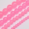 Natural & Dyed Malaysia Jade Bead Strands X-G-A146-8mm-A08-3