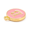 Golden Plated Alloy Enamel Charms LS-ENAM-Q437-14B-2