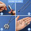 DIY Chain Necklace Bracelet Making Kit DIY-YW0008-25-6
