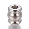 Tarnish Resistant 201 Stainless Steel Grooved Beads STAS-P239-27P-2