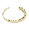 Brass Micro Pave Clear Cubic Zirconia Cuff Bangle BJEW-K239-02G-3