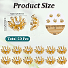 50Pcs Zinc Alloy Crystal Rhinestone Cabochons FIND-SC0022-68-2
