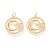Brass Pendants ZIRC-L098-028G-1