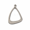 304 Stainless Steel 2-Loop Link Pendants STAS-WH0017-015-1