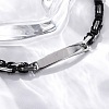 201 Stainless Steel ID Bracelets BJEW-F331-08BP-3