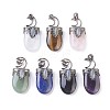 Natural Mixed Stone Pendants G-F639-09-1
