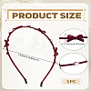 1Pc Velet & Alloy Hair Bands OHAR-LP0003-008A-2