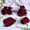 20Pcs Gourd Velvet Drawstring Bags TP-BBC0001-07A-05-4