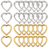 120Pcs 2 Colors Tibetan Style Alloy Bead Frames TIBE-SP0001-15-1